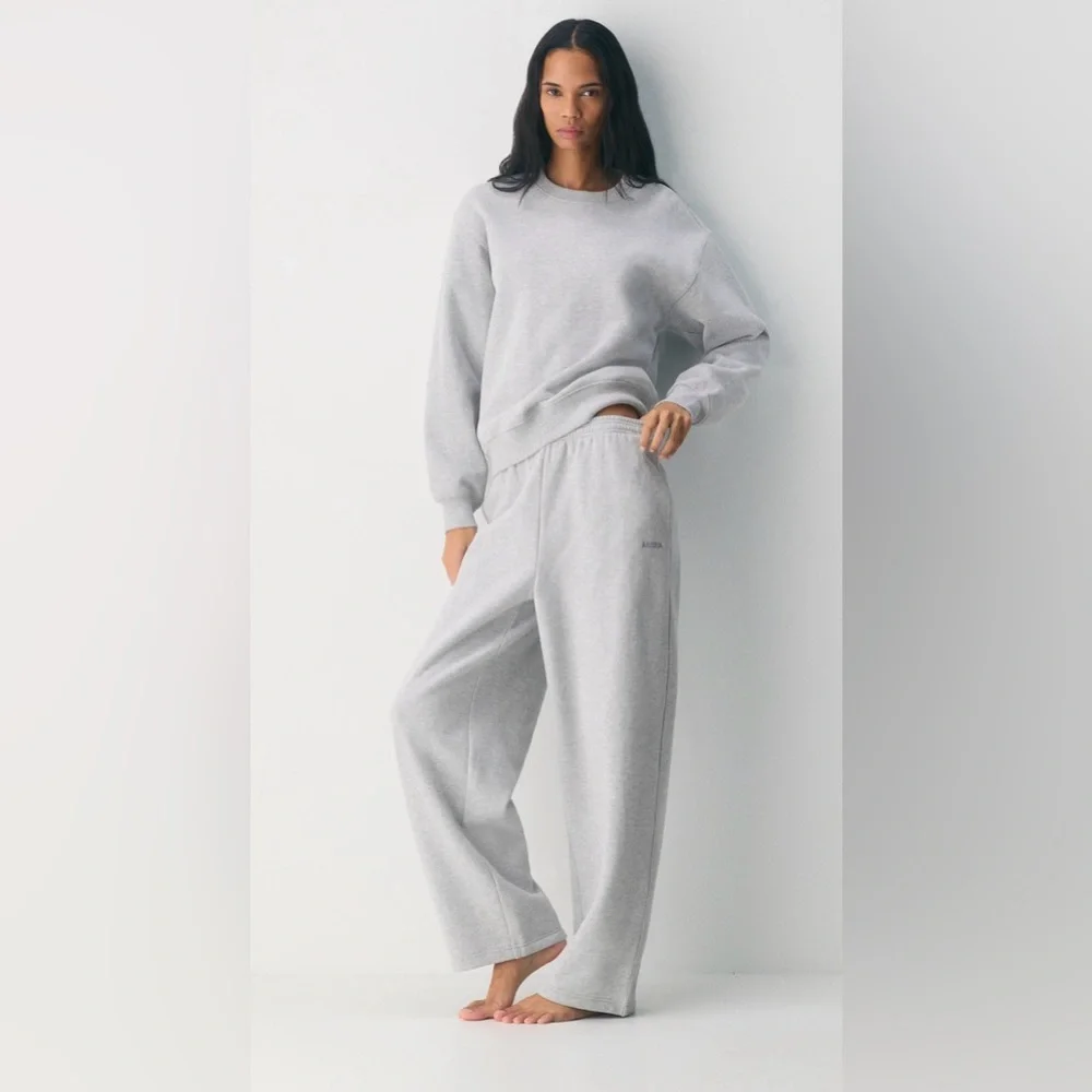 Aritzia Cozy Sweatfleece Boyfriend Barrel Sweatpant - Picture 1 of 7